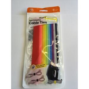 Wrap It Storage Self Gripping Cable Ties New Sealed Multi Color Super Strong